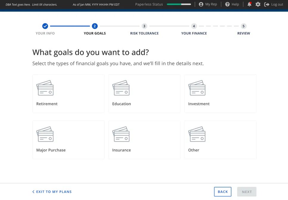 What goals to add, before
